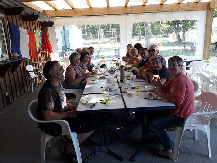 accueil groupe camping Gironde